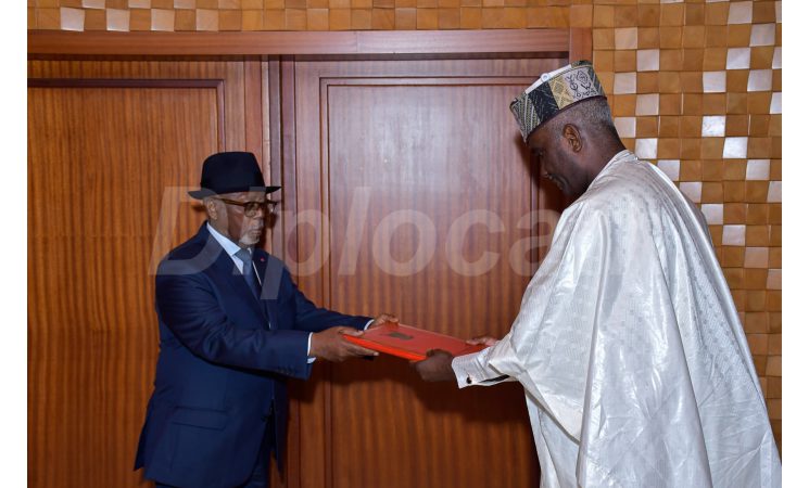 LE NOUVEL AMBASSADEUR DE LA RÉPUBLIQUE DU NIGER AU CAMEROUN, PRÉSENTE LES COPIES FIGURÉES DE SES LETTRES DE CRÉANCE AU MINREX