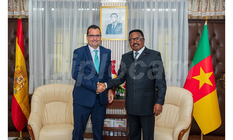 AUDIENCE ACCORDEE A S.E.M IGNACIO GARCIA LUMBRERAS AMBASSADEUR D’ESPAGNE AU CAMEROUN PAR LE MINDELCOM