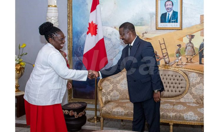 FIN DE SEJOUR DE S.E. Lorraine ANDERSON AU CAMEROUN