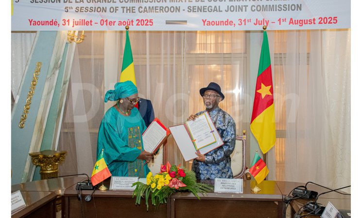 CÉRÉMONIE DE CLOTURE DE LA 5ÈME SESSION DE LA GRANDE COMMISSION MIXTE CAMEROUN-SÉNÉGAL