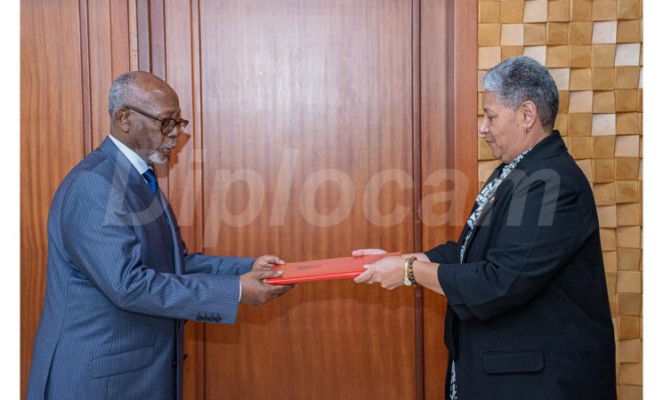PRESENTATON OF COPIES OF LETTERS OF CREDENCE OF H.E. LEILANI BIN-JUDA, NEWLY APPOINTED HIGH COMMISSIONER OF THE COMMONWEALTH OF AUSTRALIA TO CAMEROON
