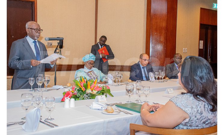 DINER D'ETAT OFFERT A L'AMBASSADEUR D'EGYPTE AU CAMEROUN ARRIVEE EN FIN DE SEJOUR