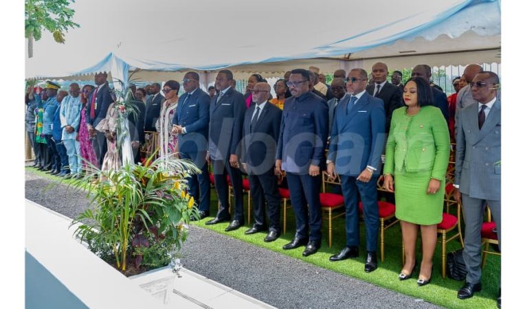 CEREMONIE DE RECEPTION DES LOCAUX DU MINREX A L'AEROPORT INTERNATIONAL DE YAOUNDE-NSIMALEN